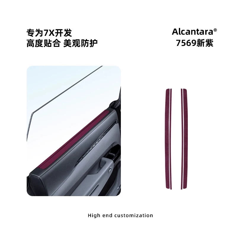 Vanxi, yaxşı bir avtomobil aksesuarı və dekorasiyası olan Krypton 7X arxa qapı günəş şüşəsi panel stikeri olan 2025-2026 modelləri üçün uyğundur.