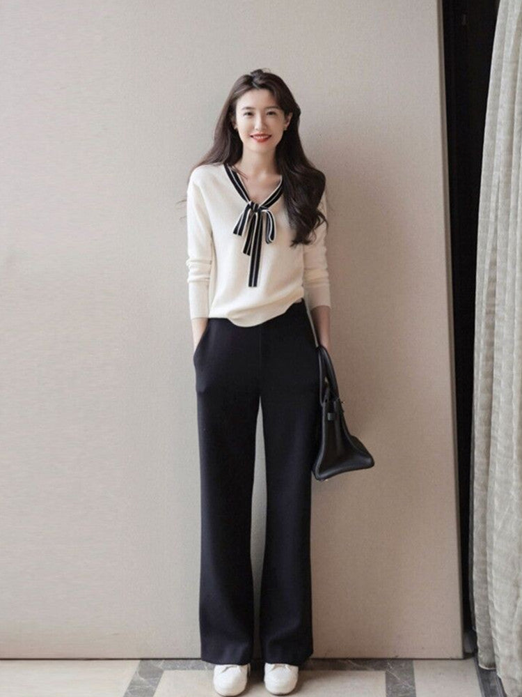 2025 Summer Clothing Set New Style Salty Style Professional Miniature Fit Two-Piece Set with a Slightly Slimming Effect