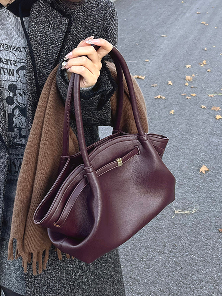 French retro style crossbody bag for women, new spring/summer 2025, high-end handbag/shoulder bag with lychee pattern, city bag.