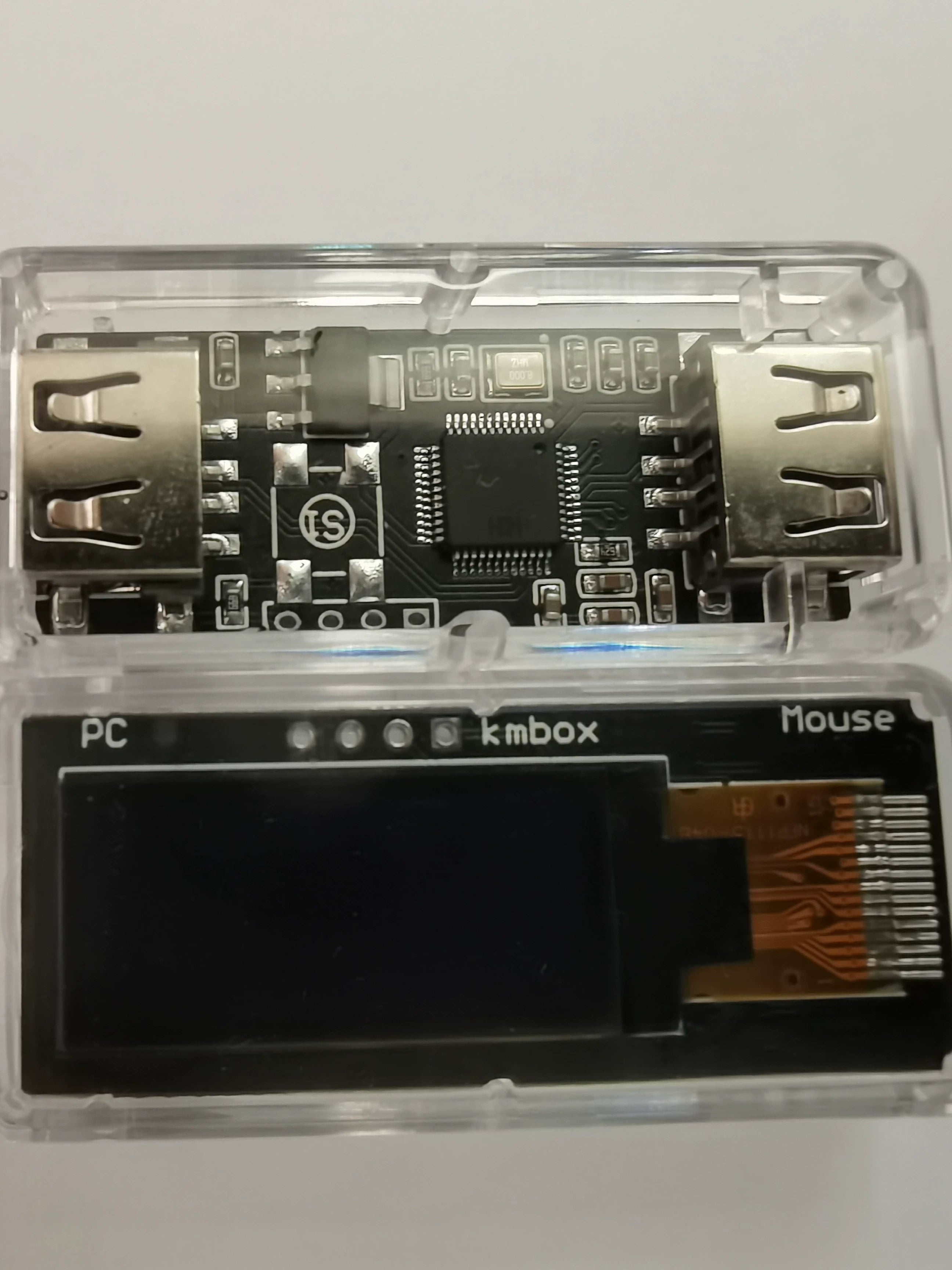 kmboxA board proqramı ilə idarə olunan fiziki klaviatura və siçan oflayn proqramlaşdırma USB təmiz aparat təkrarlayıcısı