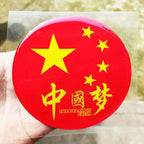 3D Qırmızı Bayraq Bamper Etiketləri Şəxsiyyət Etiketləri Qalınlaşmış Epoksi Yansıtıcı Bayraq Etiketi Suya davamlı Çizilmə Qapağı Qapağı