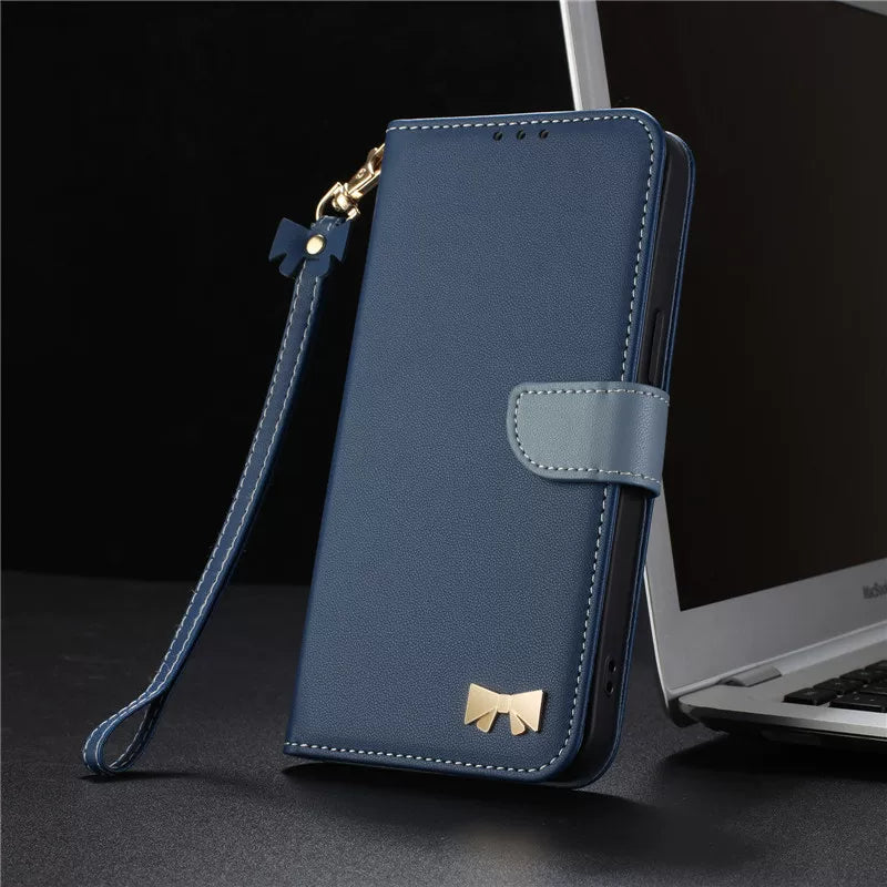 Local version of Honor 500 Pro phone case, SIM card slot, full cover, shockproof flip case, Honor 500 phone case, leather case, cross-body wrist strap, compatible with necklace for women.