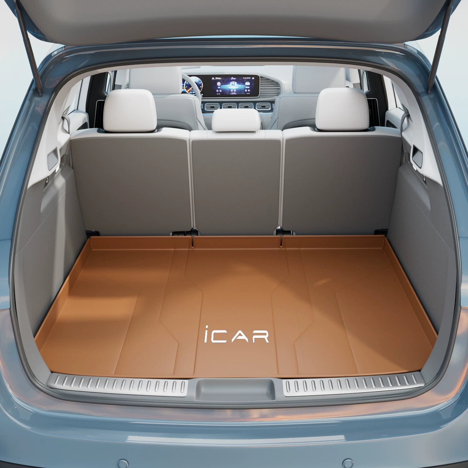 Chery iCAR 03T/iCAR Super V23 Baqaj Döşəməsi, 26 Model Avtomobil Daxili Aksesuarları, Tam Örtüklü Baqaj Döşəməsi