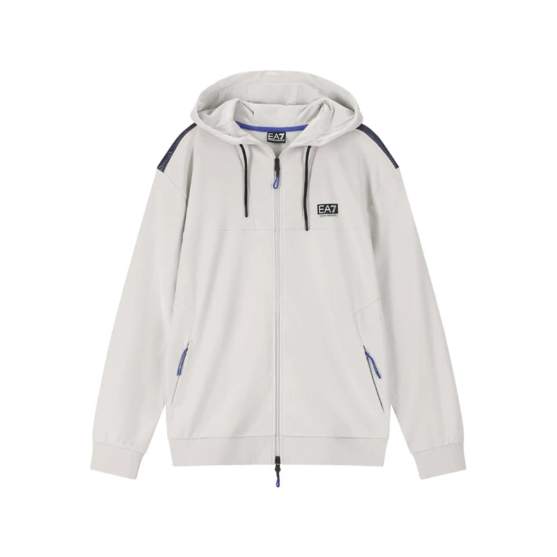 EA7 Armani Men's Zip Up Hoodie 6DPM24 PJUWZ