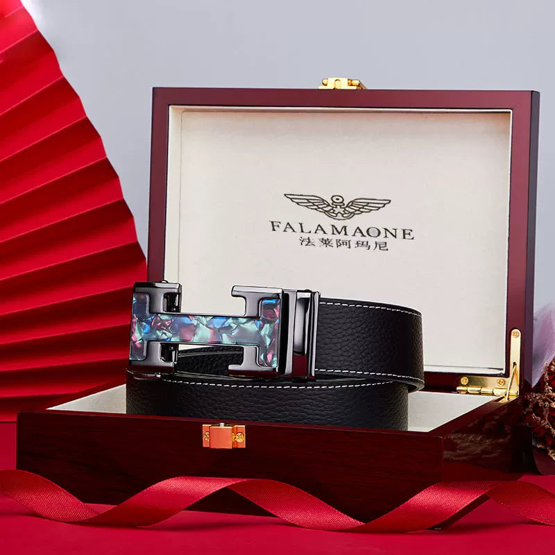 Falley Armani Kişilər üçün Həqiqi Dəri Kəmər, Çoxfunksiyalı Şalvar Kəmər, Təmiz İnək Dərisi, Gənclər üçün Markalı Kişilər üçün Gündəlik Kəmər