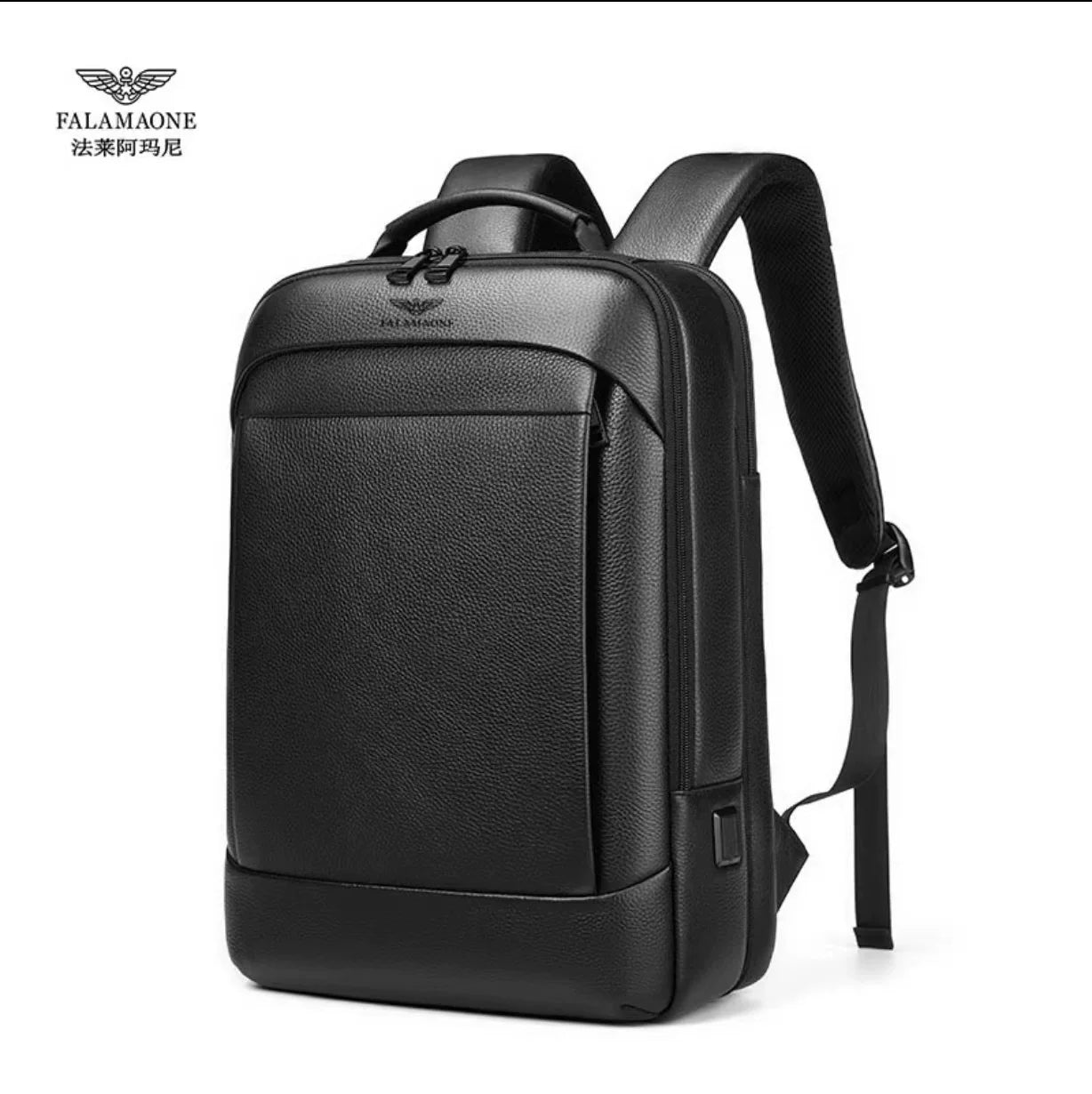 Fala Armani-nin yeni kişilər üçün orijinal dəri bel çantası, ofis noutbuk çantası, səyahət çantası, gənclər üçün dəbli çanta.