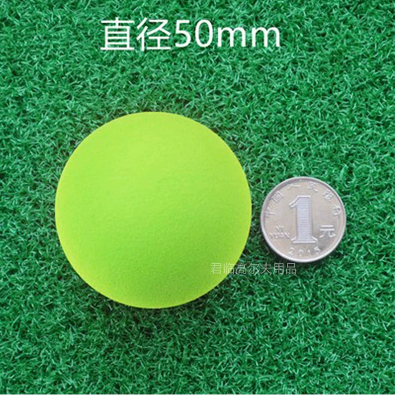50 mm golf EVA topu qapalı təcrübə topu süngər topu əyləncə oyuncaq top köpük topu EVA tək rəngli top N rəngli