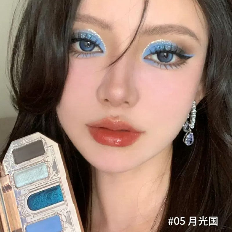 Flower Knows Moonlight Mermaid Göz Kölgəsi Palitrası 2026 Yeni Stil, Gündəlik Yüngül Makiyaj, Yer Rəngli Göz Kölgəsi, Orijinal Məhsul (Rəsmi Veb Sayt)