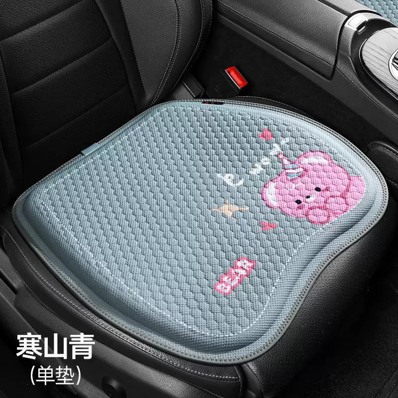 Yeni avtomobil oturacağı yastığı, bütün mövsüm universal, premium gel pətək yastığı, cizgi filmi qış avtomobil döşəyi, oturacaq örtüyü, oturacaq yastığı