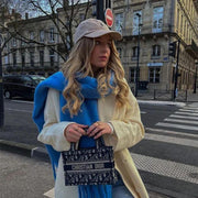 Lüks Payız Qış Qış Şərfi Qadın Kaşmir Şərfi Qalın