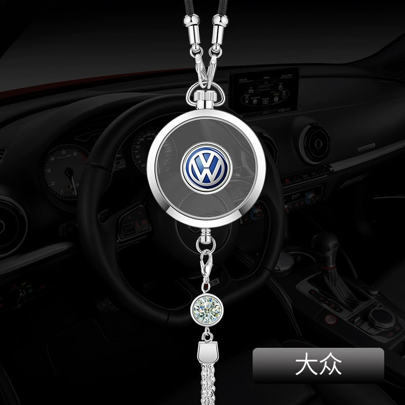 Avtomobil Ətri Avtomobil Asma Metal Qoruyucu Talisman Asma Dekorasiya Yüksək səviyyəli Avtomobil Loqosu Avtomobil Asma Efir Yağı Aromaterapiya Kulonu