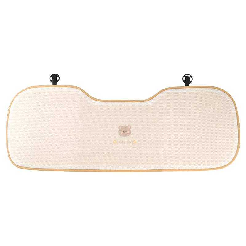 Car seat cushion, summer ice silk cooling cushion, cute one-piece for girls, all-season, back seat cover.