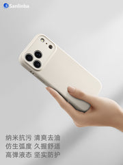 Sanlinba Apple iPhone17ProMax/16ProMax üçün uyğundur yeni maye silikon maqnit telefon qutusu, hər şey daxil olan AI kamera düyməsi, kişilər və qadınlar üçün yeni düşməyə qarşı dəri hissi qoruyucu örtük 15/14