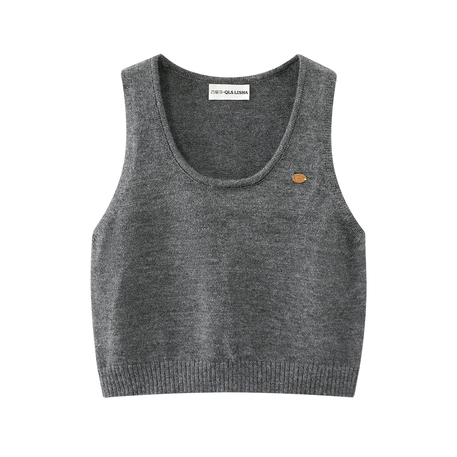 Cholisa Sviter Jilet Trikotaj Dəsti - Payız/Qış Geyimi: Qadınlar üçün Zolaqlı Əsas Qatlarla Tam İki Parçalı Dəst