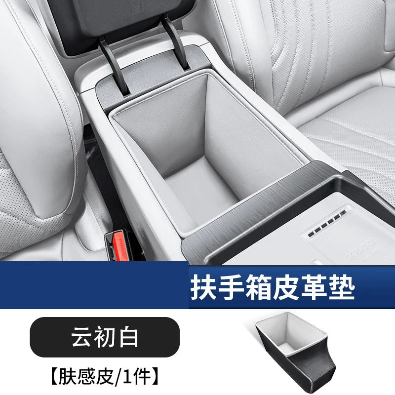 Geely Galaxy E5 arxa oturacaq altlığı saxlama qutusu döşəməsi, orijinal avtomobil rəngi, zərbəyə qarşı saxlama qutusu, avtomobil aksesuarları üçün uyğundur