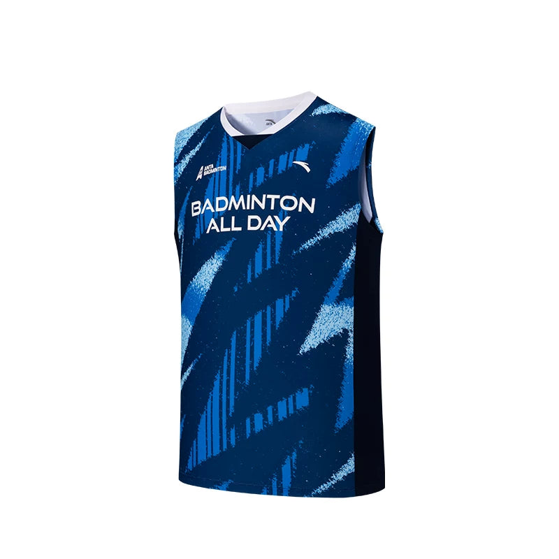 Anta Tingyin Badminton jileti丨Tez quruyan İdman Jileti Kişi Yeni Qolsuz T-shirt Nəfəs alan məşq üstü