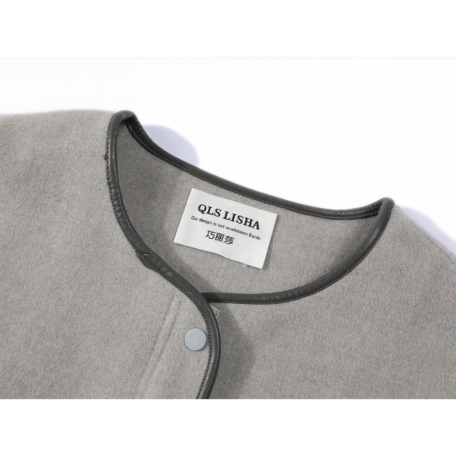 Qadınlar üçün Chola qısa yun palto, 2025 yeni payız və qış modası, yüksək keyfiyyətli ərik rəngi, Chanel üslubunda top.