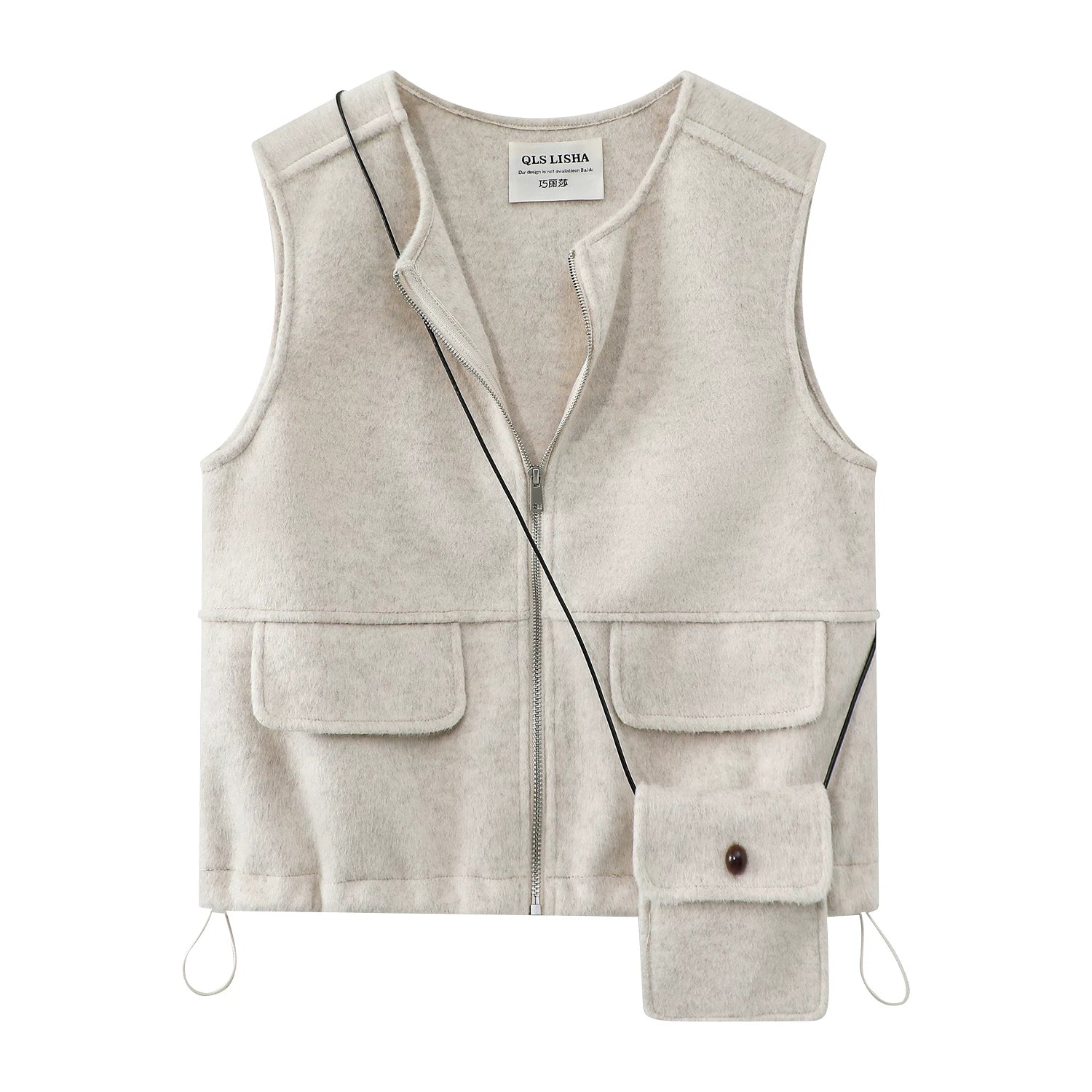 Cholisa-nın yumşaq, çox yönlü və rahat üslublu payız və qış hırka jileti, Koreya üslubunda qadın geyimləri ilə bəzədilib.