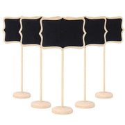Wedding Chalkboard Mini Wooden Chalk Message Sign Food