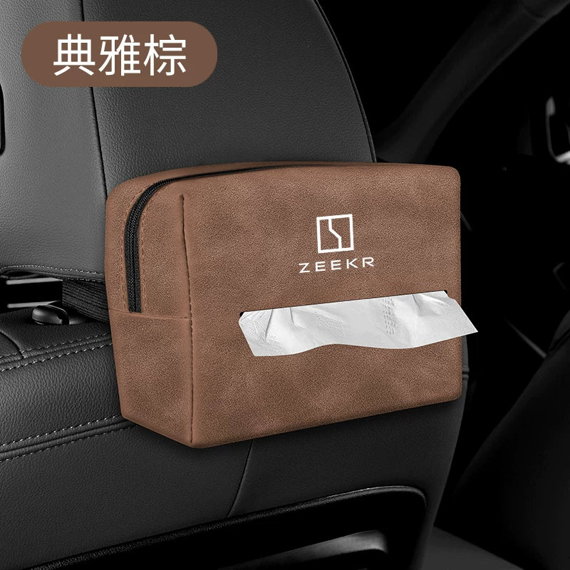 Xüsusi olaraq avtomobil salonunun modifikasiyası məhsulu olan ZEEKR X/001/009 avtomobil salfet qutusu/asma salfet torbası üçün hazırlanmışdır.
