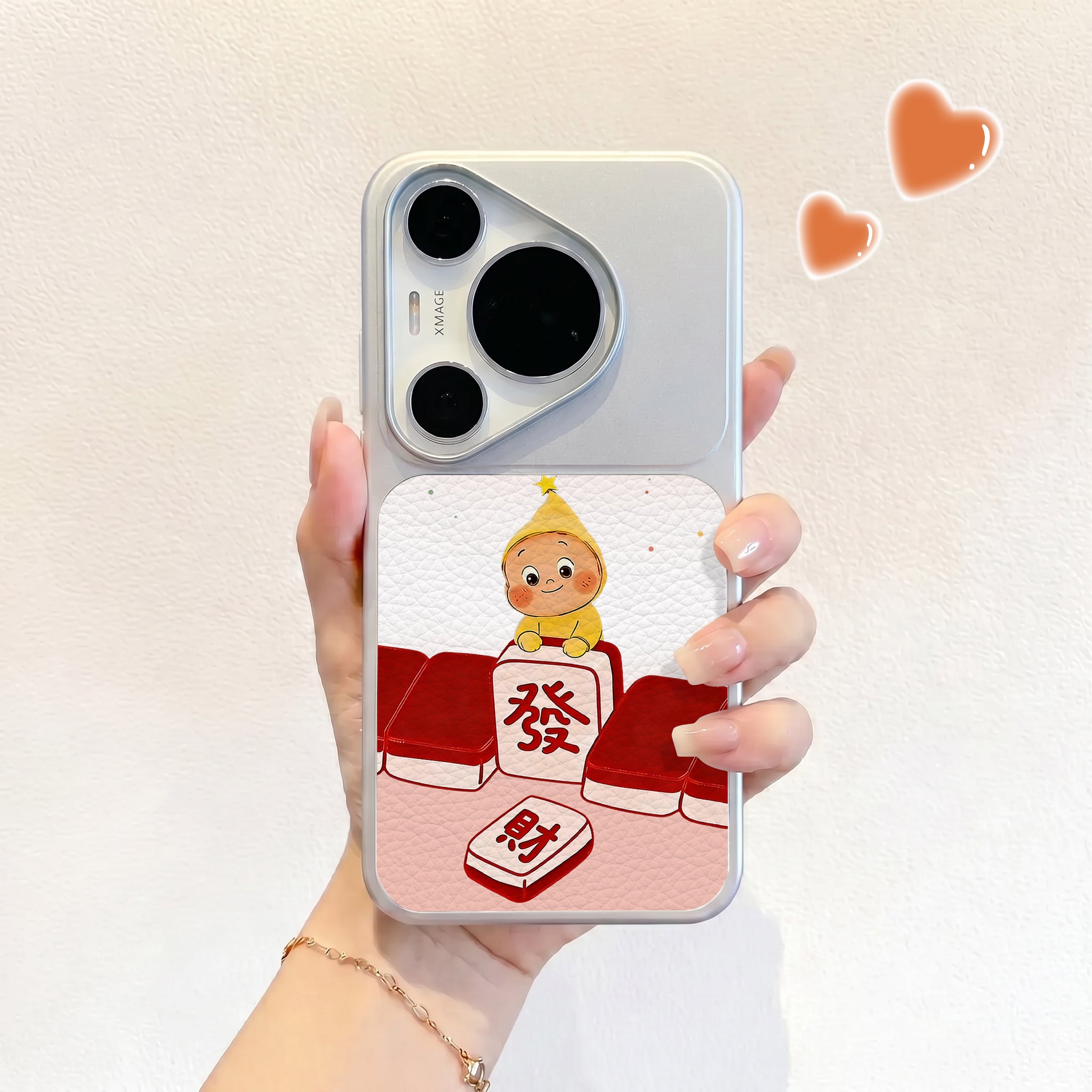 Məktub canavar şəkli Huawei pura90promax cib telefonu qabı pura90pro dəri silikon qutu pura90Pura80ultra imitasiya dəri qoruyucu çanta p70 yüksək səviyyəli p60 qadın