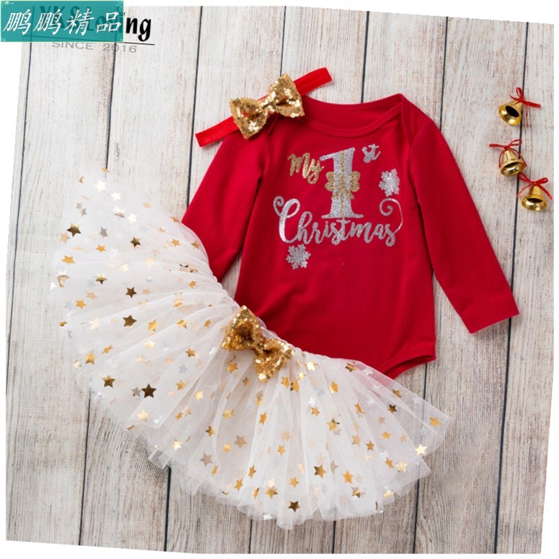 Uşaq geyimləri, uşaq Milad kostyumu, körpə geyimi uzun Milad donu