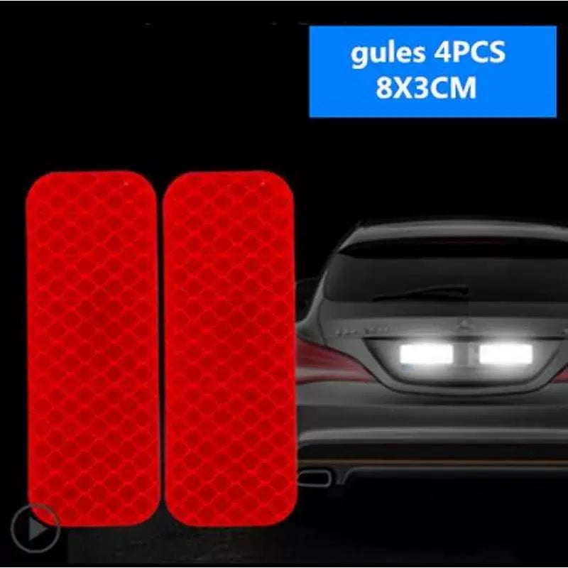4 ədəd Avtomobil Yansıtıcı Bant Xəbərdarlıq İşarəsi Etiket Aksesuarları Ex