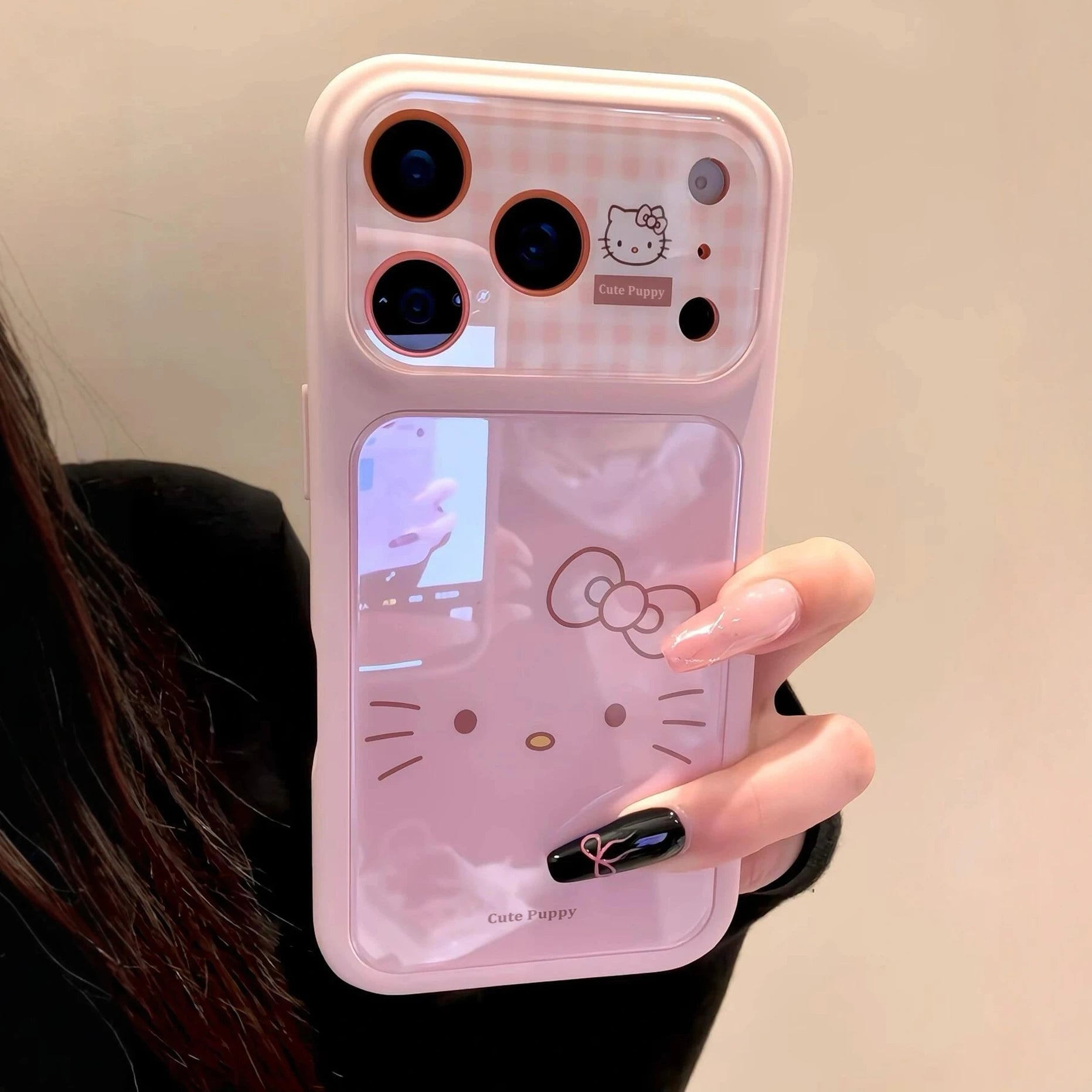 [Saniyələrdə 17-yə dəyiş] Apple 17promax mobil telefon qutusu üçün uyğundur iPhone16pro qabaqcıl 15 yeni üslub 14 böyük pəncərələr 13pro hər şey daxil olmaqla sevimli 17 hava çəhrayı plaid pişik düşməyə qarşı qoruyucu örtük