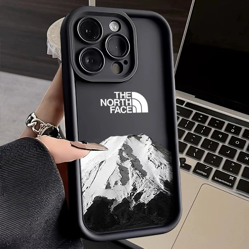 Apple iPhone 15 Pro Max, yeni iPhone 14 premium stil, 13 Pro dəbli brend, 12 North Face Snow Mountain, 11 kreativ, 8 Plus fərdiləşdirilmiş, 7 düşməyə davamlı, kişilər və qadınlar üçün X, XS tam örtük, 16 dəst maksimum üçün uyğundur.