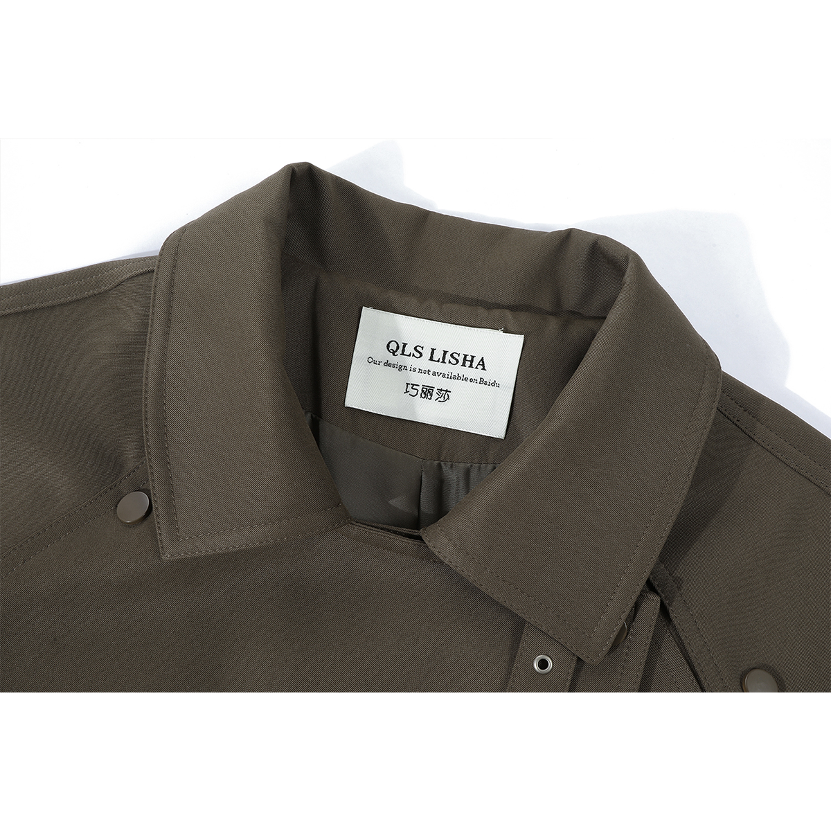 Chorissa Britaniya üslubunda təsadüfi orta uzunluqlu xəndək paltosu Qadınlar üçün yaz və payız yeni dəbli və şık boş top