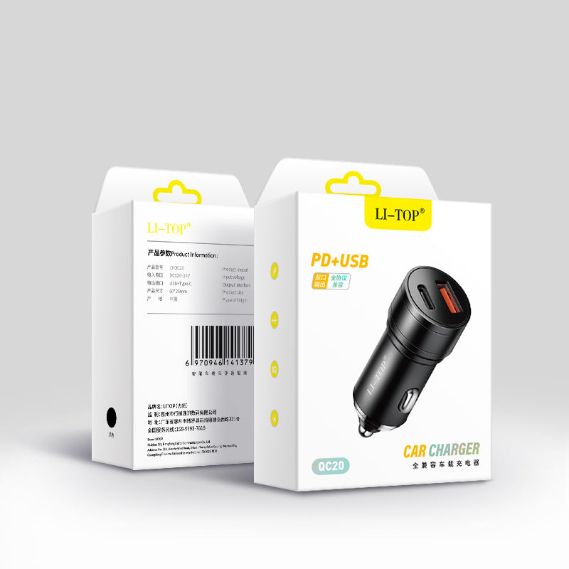 Pd12w Alüminium Alaşımlı İkili USB Portlu Avtomobil Doldurma Plitəsi Avtomobil Avtomobil Şarj Cihazı Başlığı 2A Mobil Telefon Doldurma Cihazı Sürətli Doldurma Başlığı