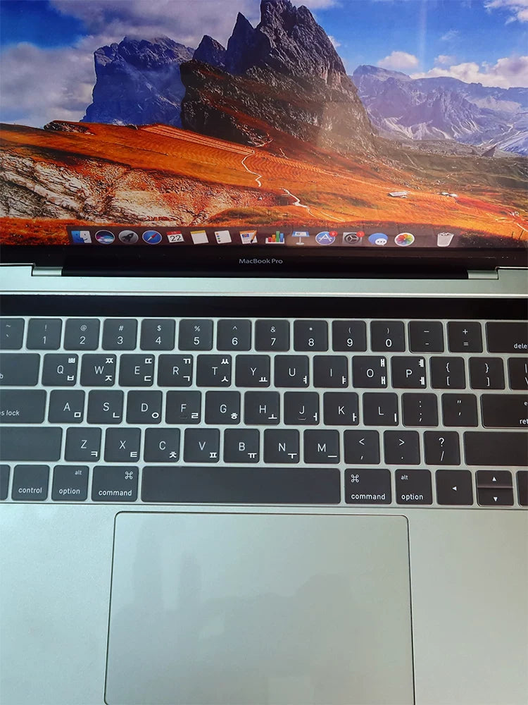 Mac üçün uyğundur Apple Macbook12/air13/pro/13.3/14/14/15/16 düymlük Koreya klaviatura filmi şəffaf