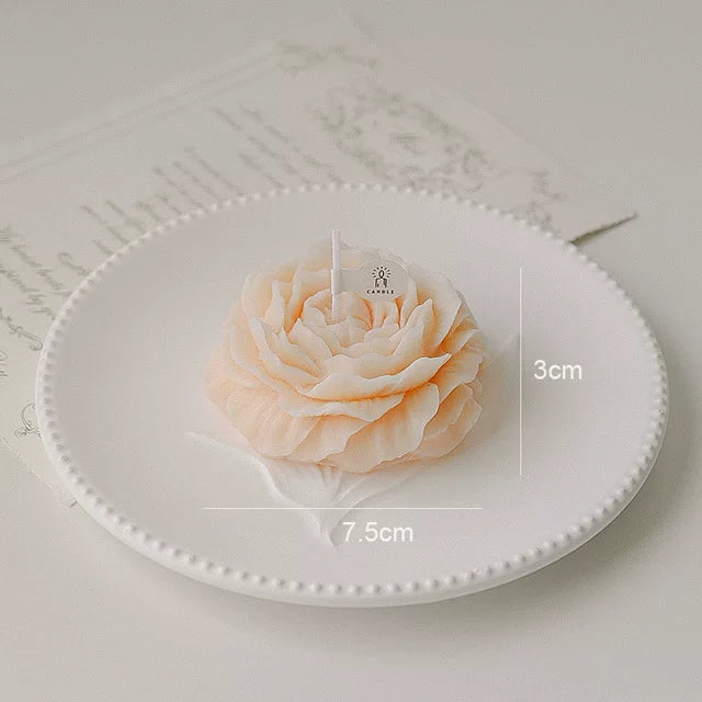 Peony Flower Scented Candles Home Decoration Wedding