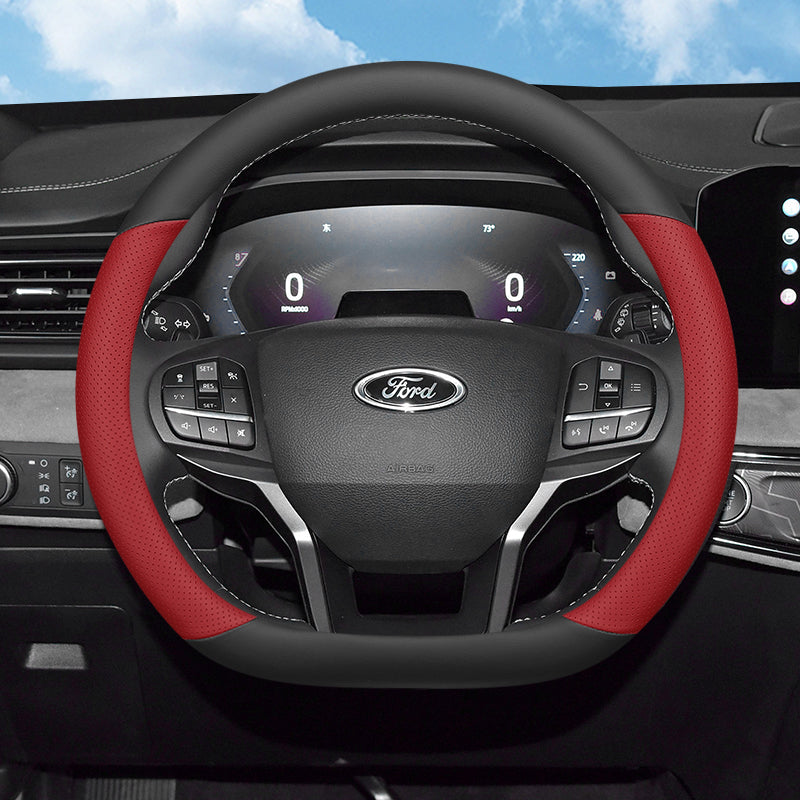 2024 Ford Explorer Steering Wheel Cover, Ultra-thin, Special Kunlun Pinnacle Edition, Anti-Slip, Suitable for All Seasons