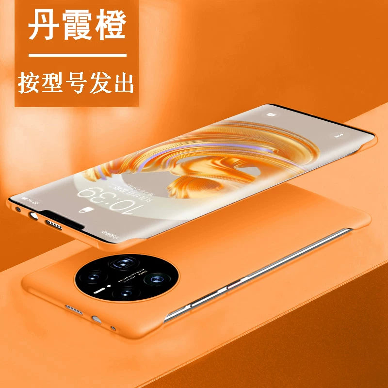 Huawei mate50pro mobil telefon qutusu üçün uyğundur yeni mate40e sərhədsiz dəri hiss 30 qoruyucu örtük p60 sərt mate60pro yarım paket p90 düşməyə qarşı pura70 premium versiyası p80 üst plyonkasız