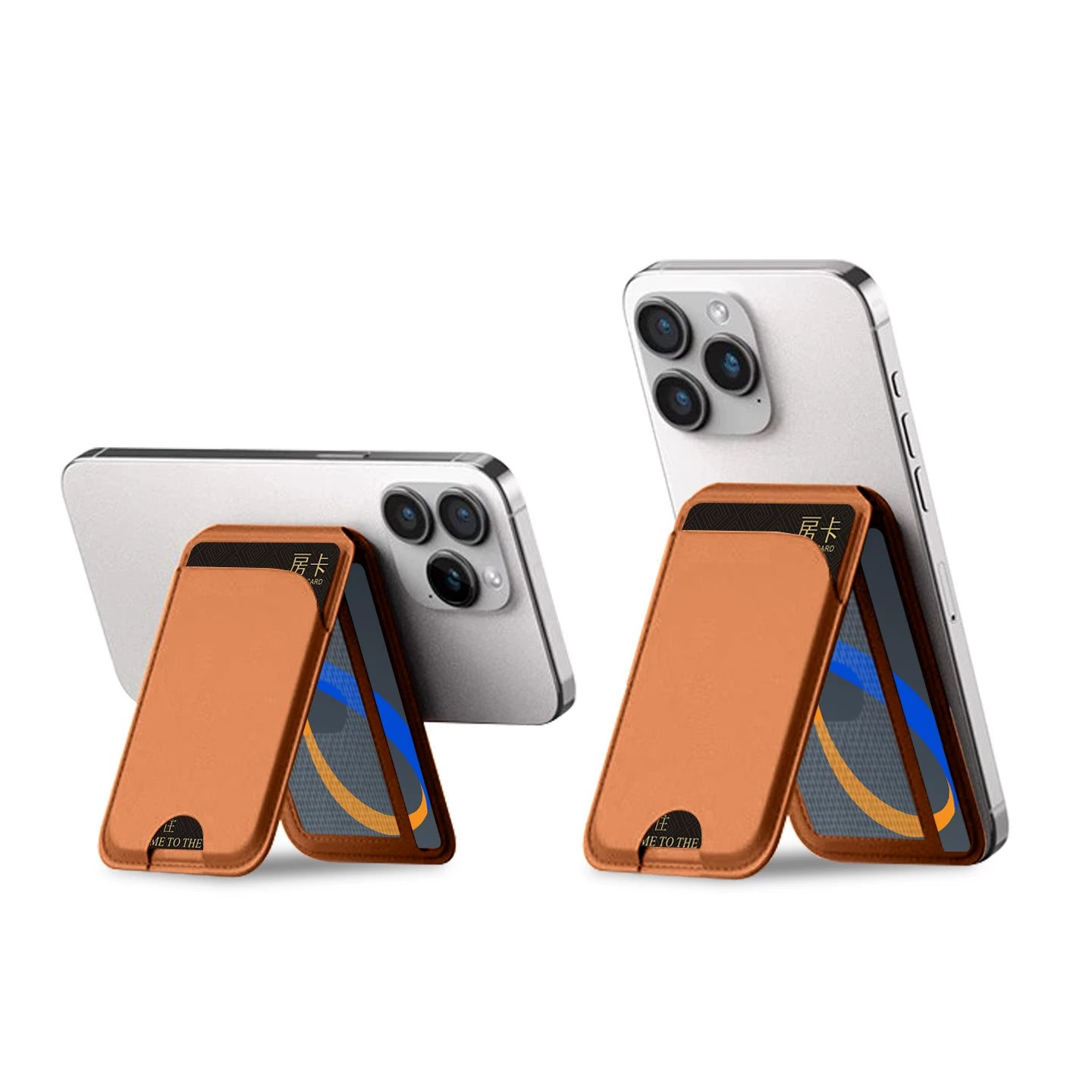 2025 Yeni Magsafe Kart Tutucu Maqnit Telefon Stendi Masaüstü Qatlanan Portativ Arxa Etiket Çoxfunksiyalı Aksesuar