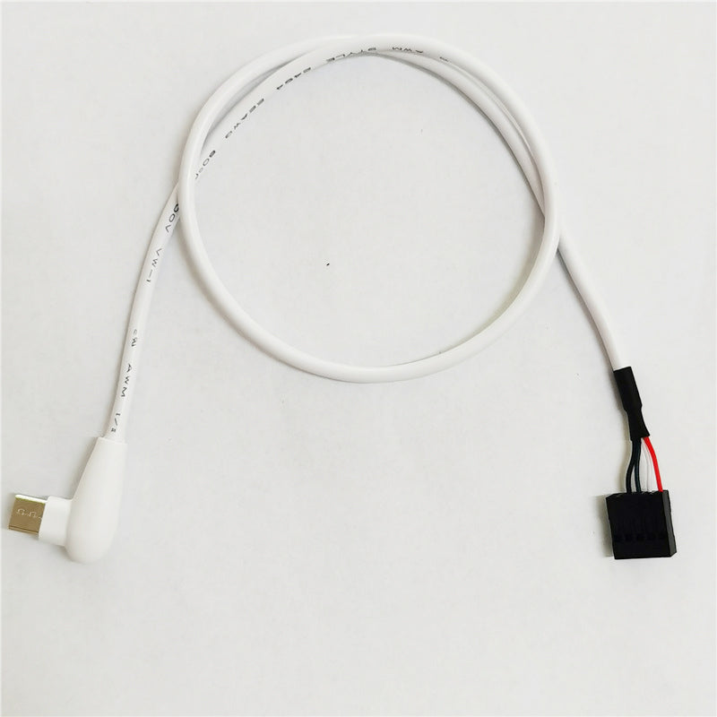Kompüter anakartı 9 pinli USB kabel serial portu ikinci dərəcəli ekran quraşdırılmış şassi əlaqə kabeli DuPont 9PIN-dən C Tipinə məlumat kabeli