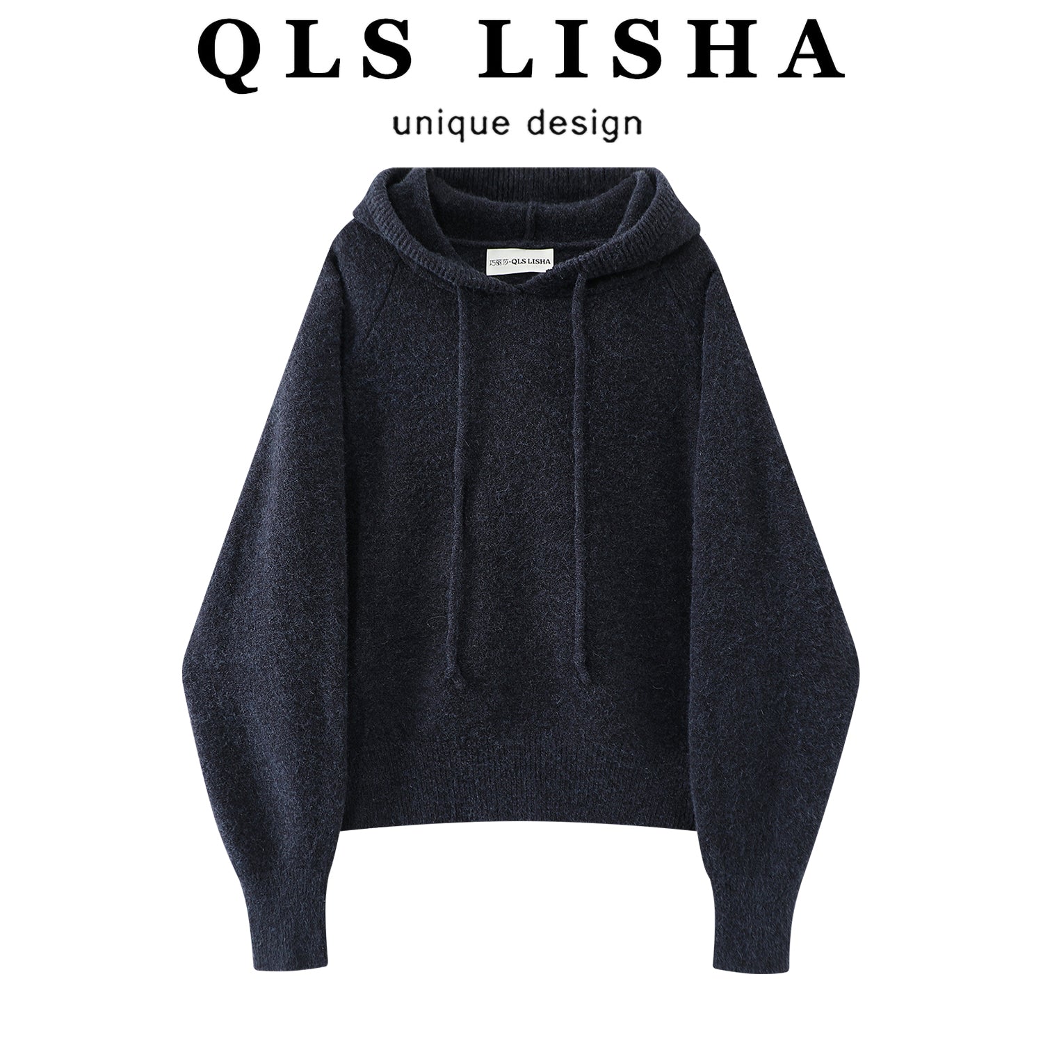 Cholisa Koreya üslubunda qadınlar üçün başlıqlı sviter, 2026-cı ilin payız/qış mövsümü üçün yeni, tənbəl və zərif çoxfunksiyalı trikotaj top