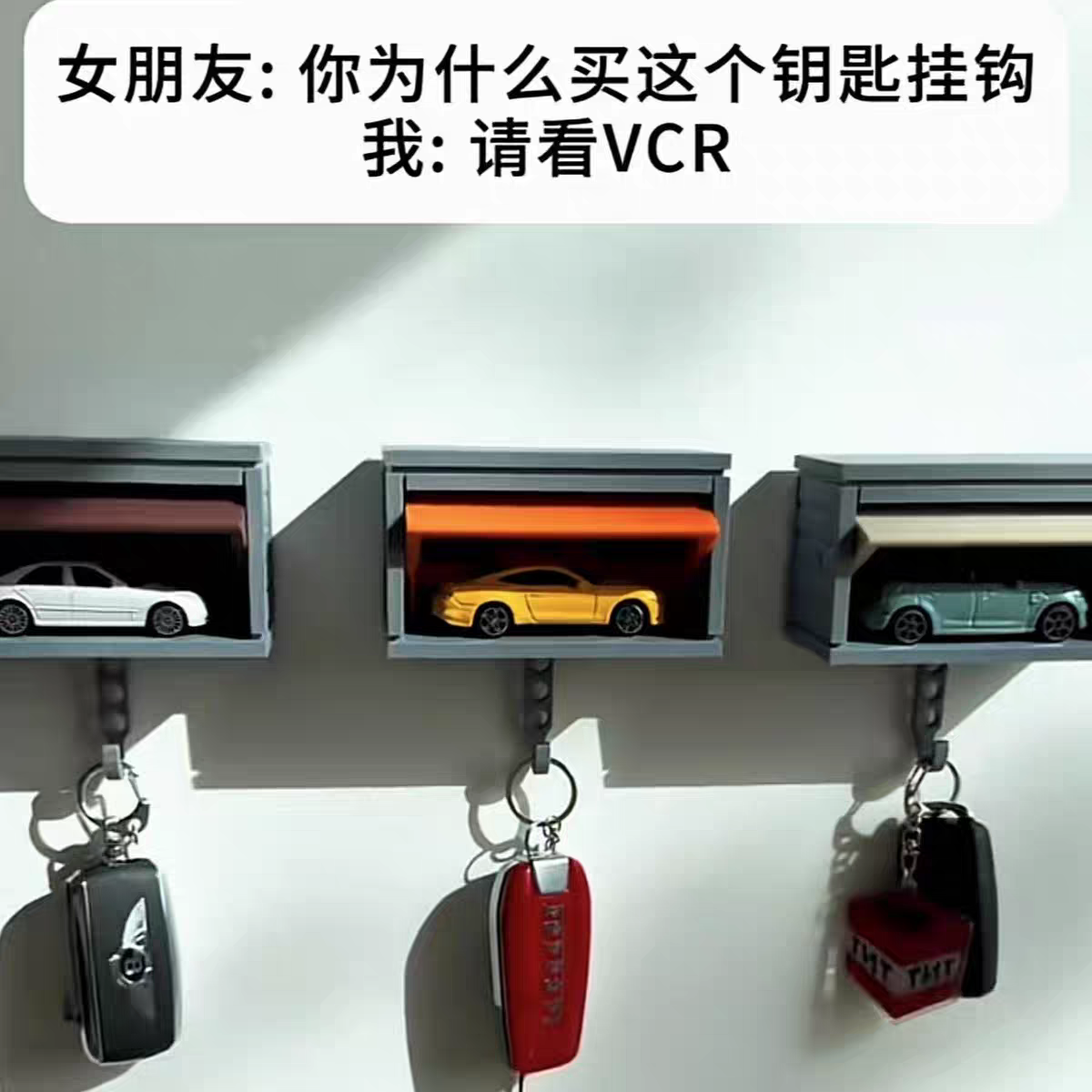 Avtomobil Qarajı Açar Tutucusu Açılan Qapı ilə: Qaraj Açar Zənciri, Yaradıcı Açar Qarmağı