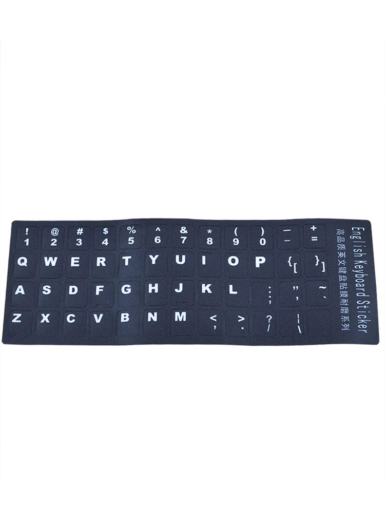 Klaviatura stikerləri, düymə stikerləri, hərf stikerləri, notebook stolüstü kompüter qoruyucu plyonka, tək ingiliscə təmiri, boyası soyulmur