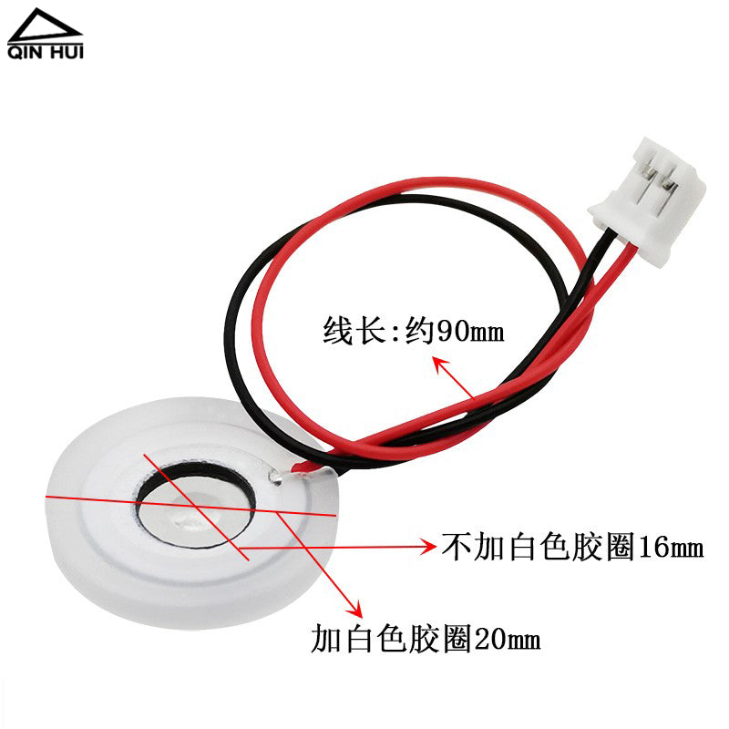 16 mm atomizator vərəqi ultrasəs USB nəmləndirici sprey modulu DIY mikro məsaməli çevirici vərəq salınım vərəqi sürücü lövhəsi 5V