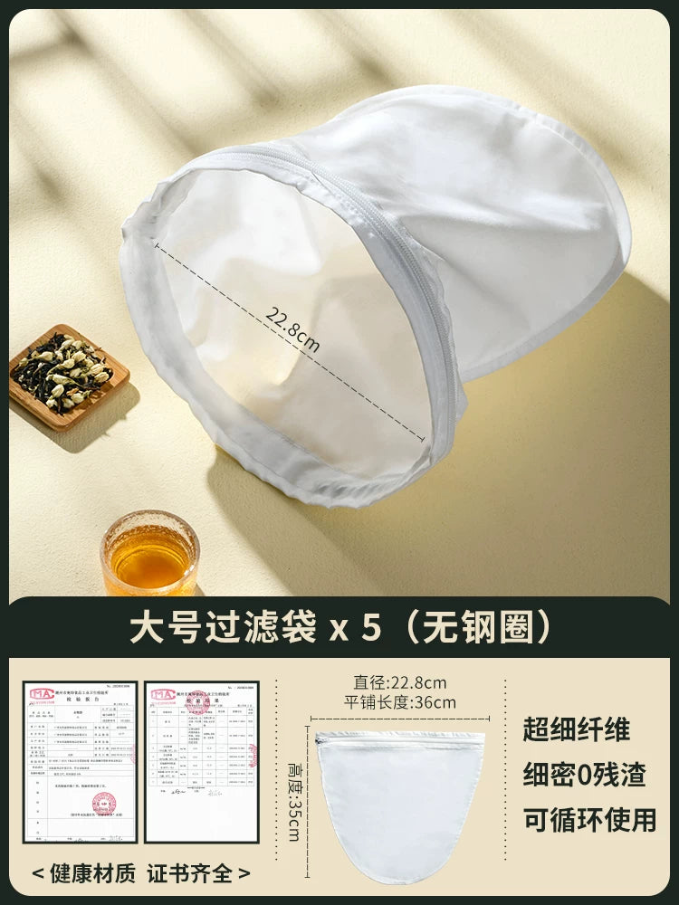 Tangya Hong Kong üslublu corablar südlü çay filtri çantası çay paketi süd çay mağazası aləti xüsusi qəhvə filtri çay şəbəkəsi artefaktı