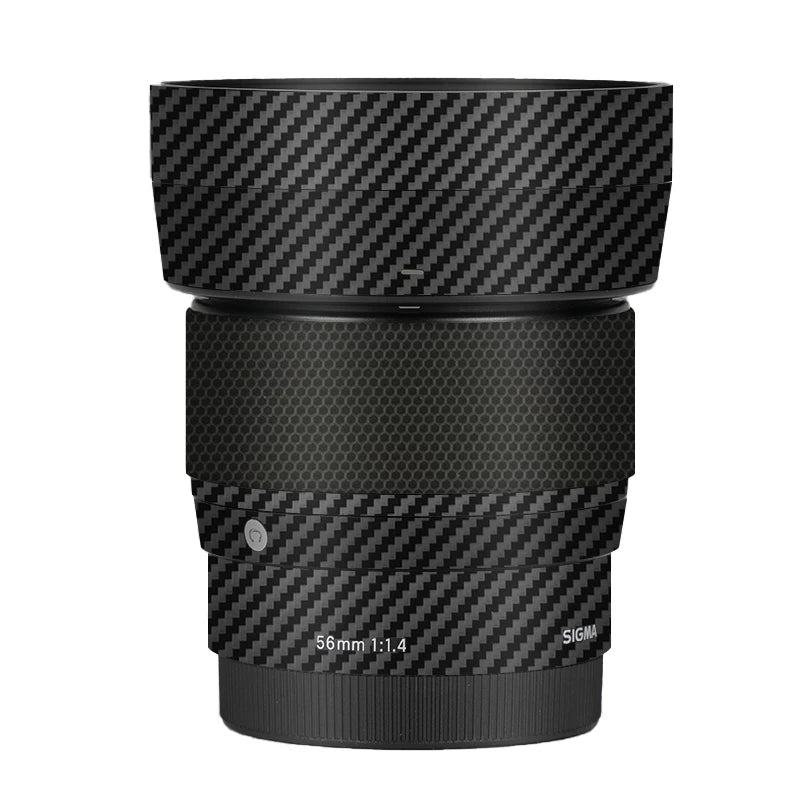 Meibendo Sigma 56 F1.4 Sony E Canon EFM port lens qoruyucu film karbon lifi buzlu dəri 3M üçün uyğundur