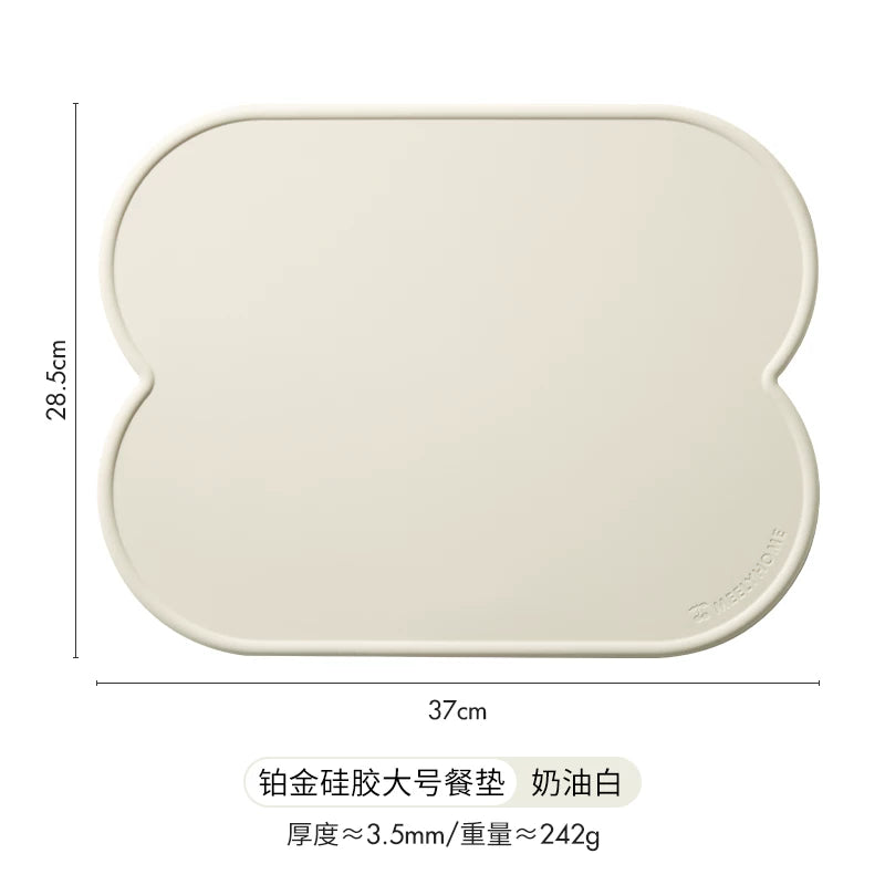 Mili Fengwu silikon kiçik placemat suya və yağa davamlı ibtidai məktəb masası mat qab və boşqab izolyasiya mat pet pişik placemat