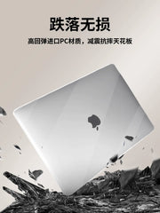 Apple notebook üçün uyğundur qoruyucu qutu MacBook pro qoruyucu qutu M2 şəffaf hər şeyi əhatə edən qabıq Mac kompüter 2023 düşməyə qarşı M2 şaxtalı 14/15/16 düymlük cızıqlara qarşı hava ultra nazik model yeni 19