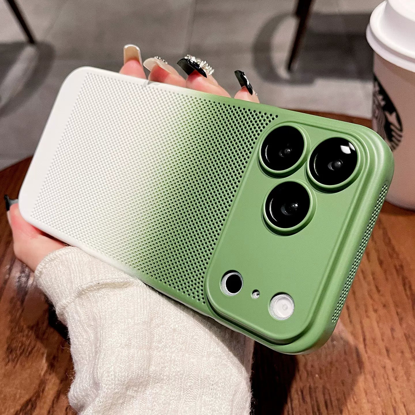 Apple 17promax mobil telefon qutusu, yeni gradient istilik yayılması, iPhone17pro lens, hər şey daxil, ultra nazik və nəfəs ala bilən kişi və qadınlar üçün 16 düşmə əleyhinə qoruyucu örtük, hava, yüksək səviyyəli, sadə, 15 yumşaq Plus Yang üçün uyğundur