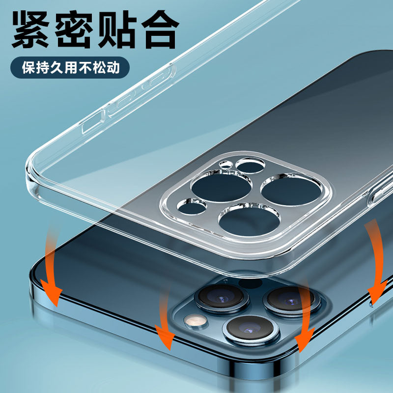 Apple 13/17 mobil telefon üçün uyğundur 15pro yeni model 14promax silikon 15 yumşaq qabıq iphone13 şəffaf 12 qoruyucu çanta 13pm ultra nazik 16 sadə plus lens hər şey daxil 15 düşməyə qarşı 11