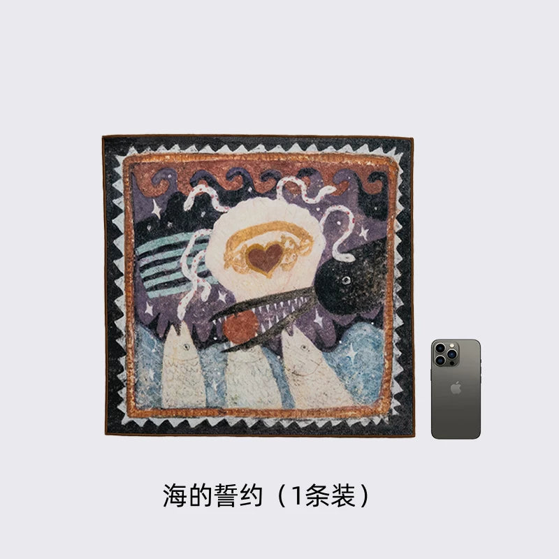 Nuanzao×Jin Zhaoxin Kamera çantası saxlama çantası Çoxfunksiyalı öz-özünə yapışan yamaq parça Kamera obyektivinin qoruyucu paketi Sony Fuji fotoqrafiya çantası iPad planşet kompüteri üçün Micro SLR sehrli parça