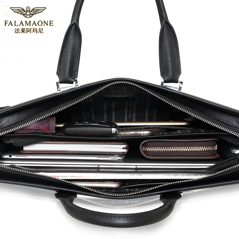 Fala Armani Kişilər üçün İş Çantası Çantası Lüks Moda Portfeli