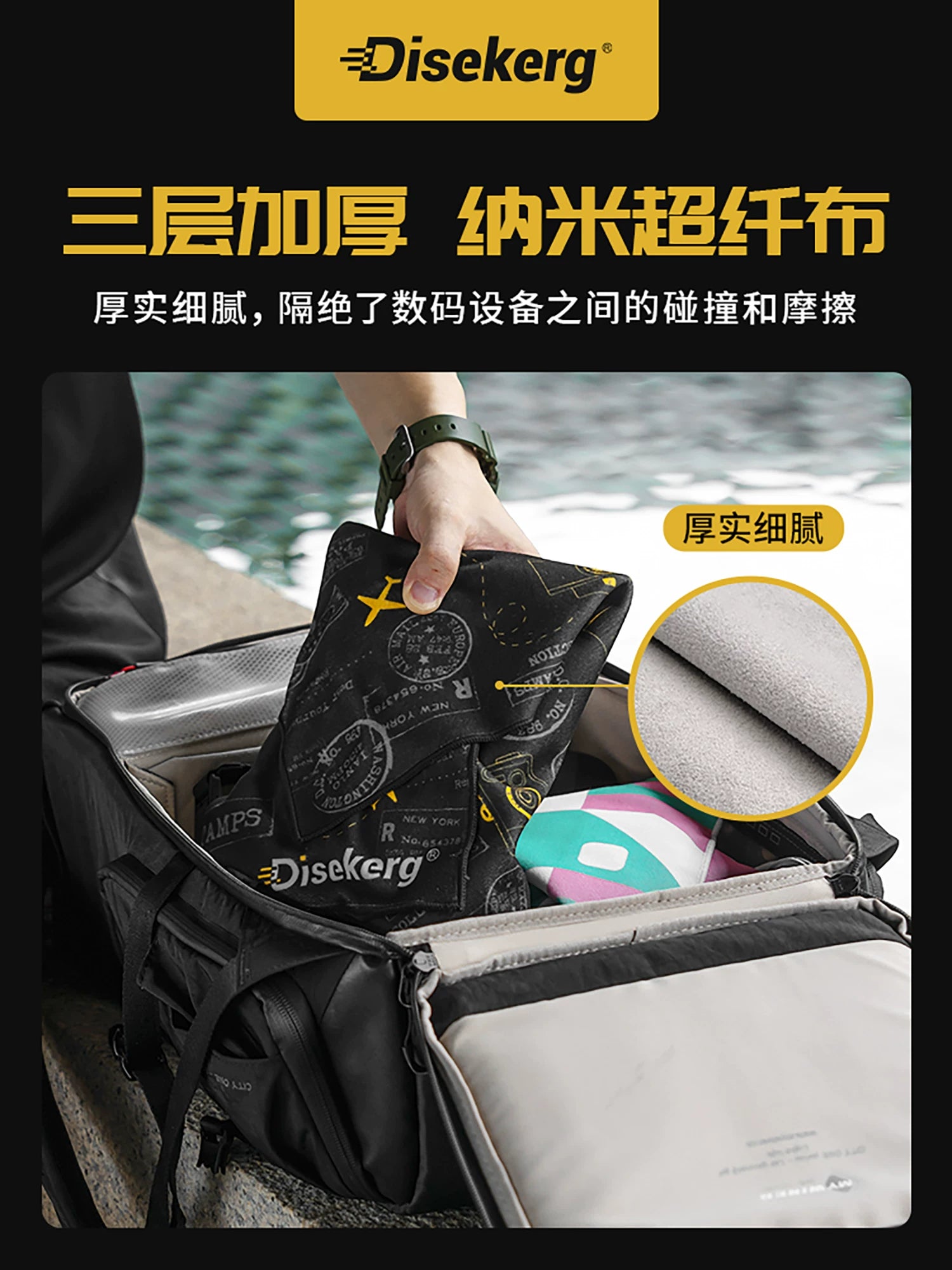 MECO 100 qat parça Magic 100 yamaq parça SLR güzgüsüz kamera linzaları saxlama parça layner çantası Canon Sony Fuji DJI üçün uyğun qoruyucu örtük iPad planşet fotoqrafiya çantası öz-yapışan